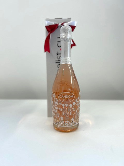 Gift Box With 1 Candoni Prosecco Rosé