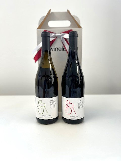 Gift Box With  1 Saint Roch White & 1 Saint Roch Red