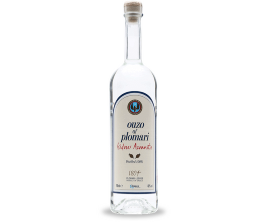 Plomari Ouzo Pack with glass